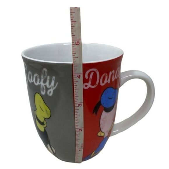 1 Mickey Mouse 90 Years The One & Only Mug Donald Pluto Goofy Replacement Yellow - Picture 8 of 9